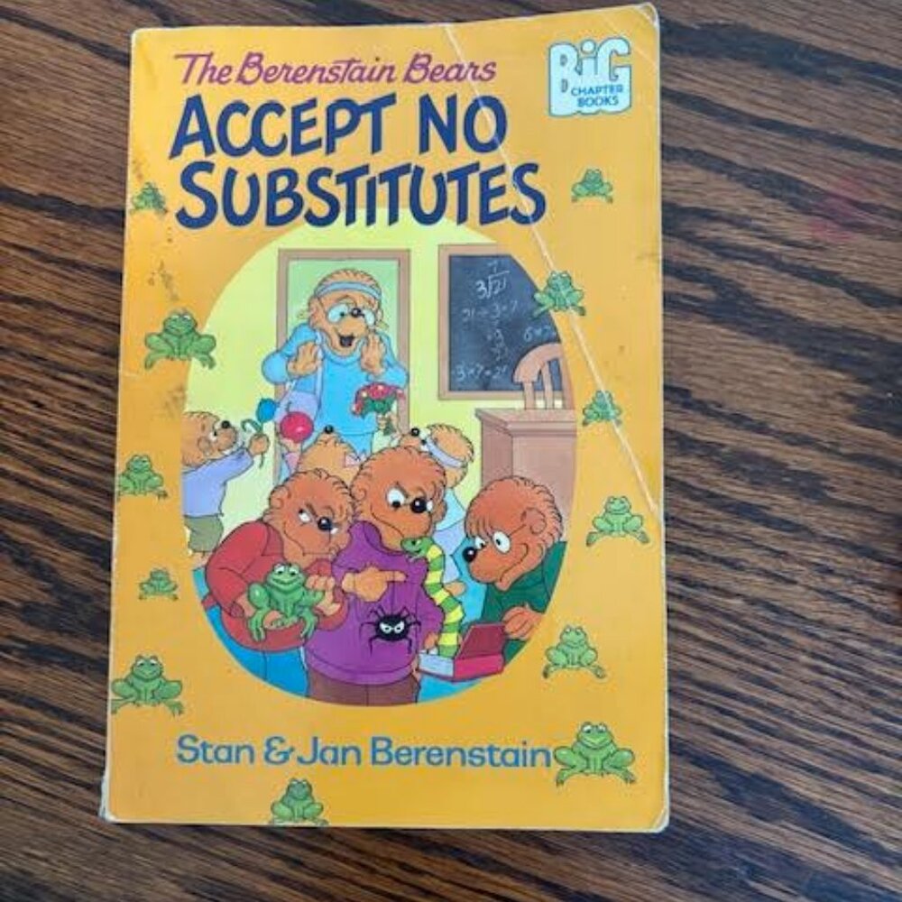 Book ACCEPT NO SUBSTITUTES